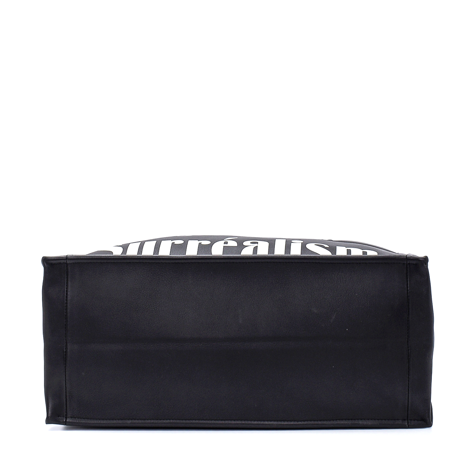 Christian Dior - Black Leather Surrealism Book Tote Bag